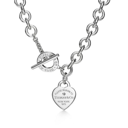 Return to Tiffany Heart Tag Toggle Necklace