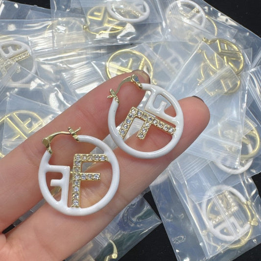 Fen Color Diamond Earrings