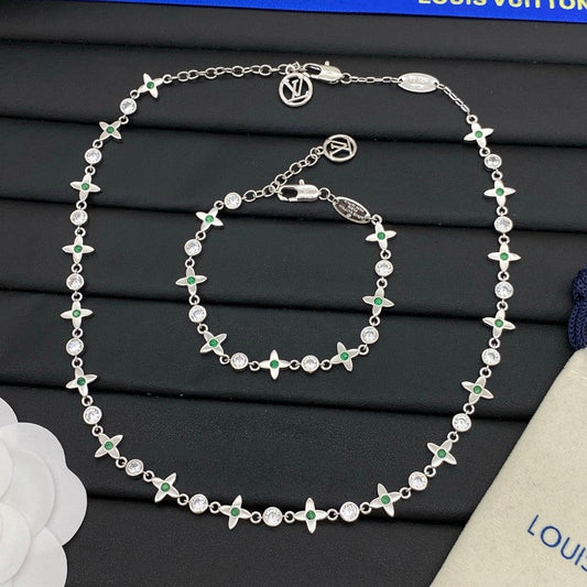 Louis Green Blossom Gold Necklace
