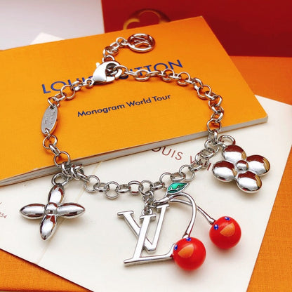 Louis Blossom Cherry Gold Bracelet