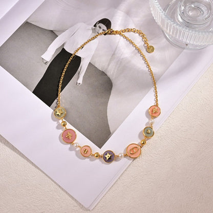 CD 30 Montaigne Color Gold Necklace