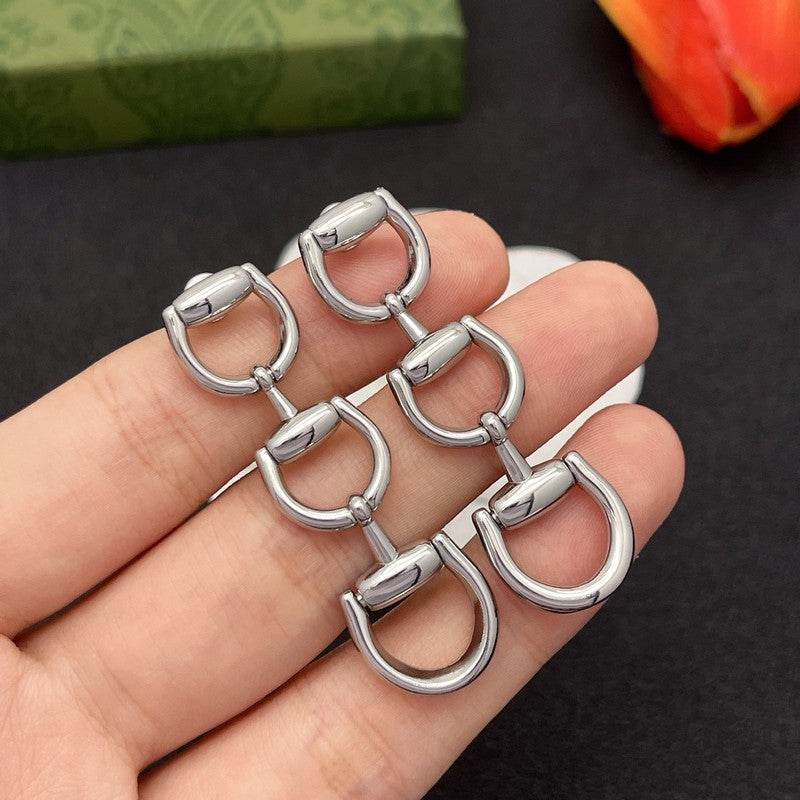 GG Triple Link Earrings