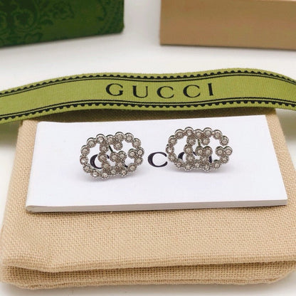 GG Pave Diamond Earrings