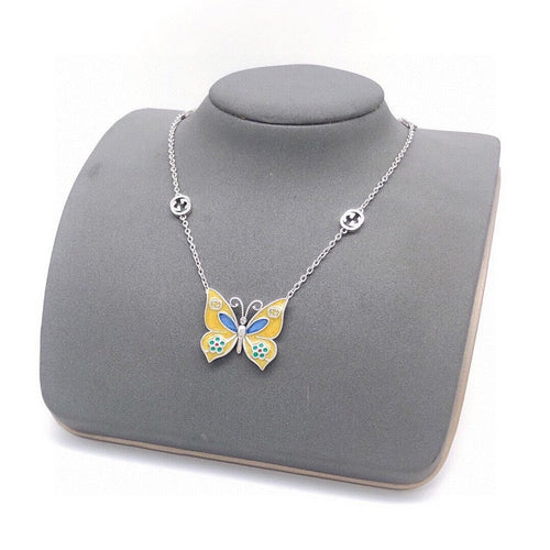 GG Butterfly Gold Necklace