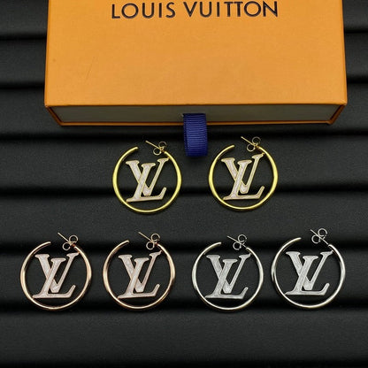 Louis Louise Hoop Pearl Gold Earrings