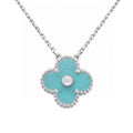 Lucky Diamond Clover Necklace