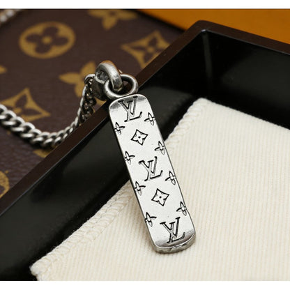 Louis Skateboard Charm Necklace