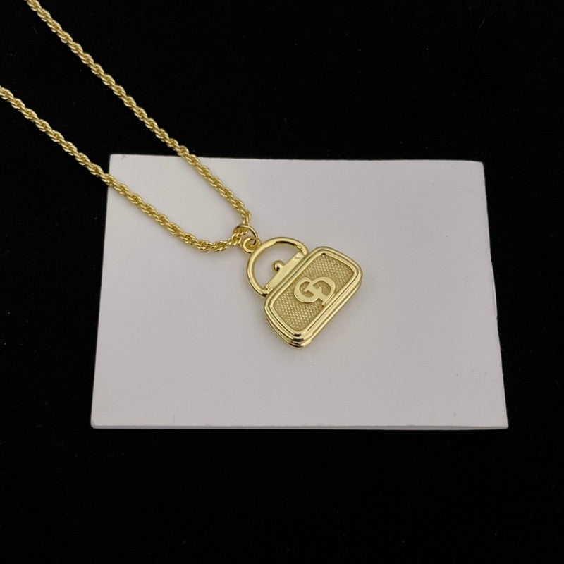 CD Vintage Bag Necklace