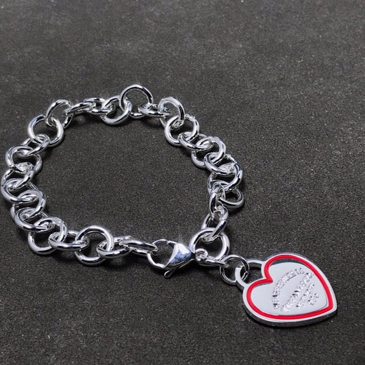Return to Tiffany Color Heart Tag Gold Bracelet