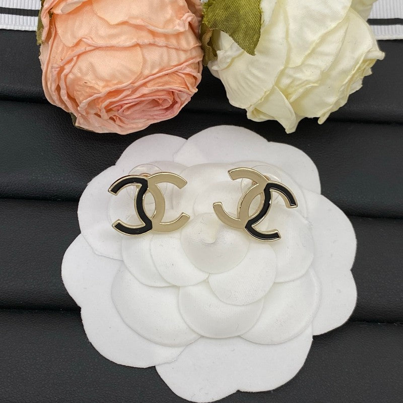 CC Black & Gold Earrings