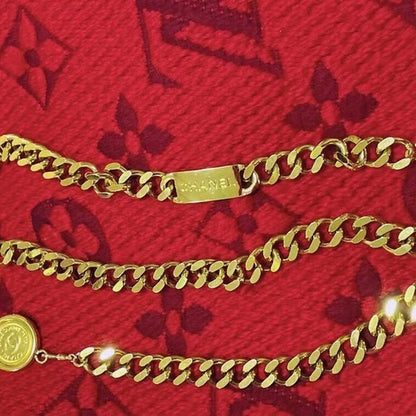 CC Gold Vintage Necklace
