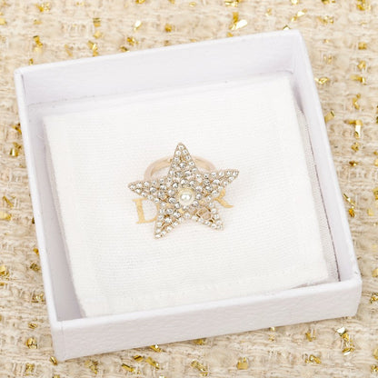 CD Star Diamond Brooch