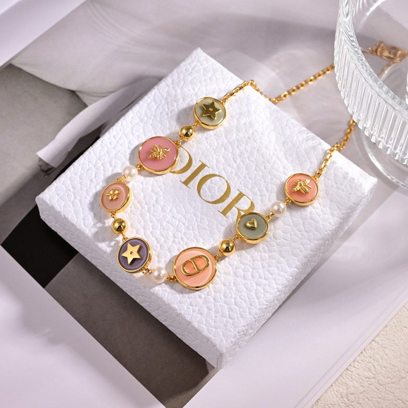 CD 30 Montaigne Color Gold Necklace