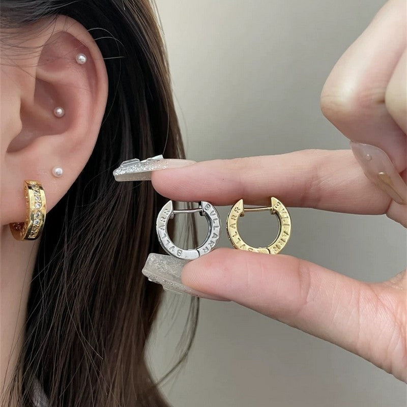 BVLG Diamond Gold Earring