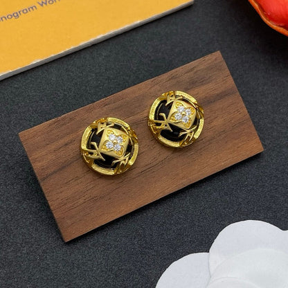 Louis Black & White Pearl Earrings