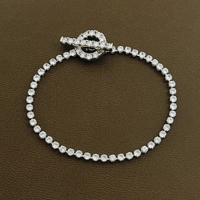 Herm Diamond Chain Bracelet