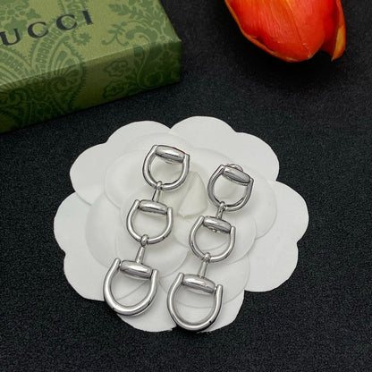GG Triple Link Earrings