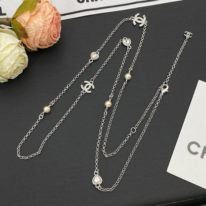 CC Long Gold Necklace