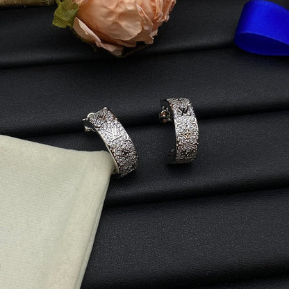 Louis White Gold Diamond Earrings