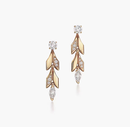 Tiff Victoria Vine Convertible Drop Earrings