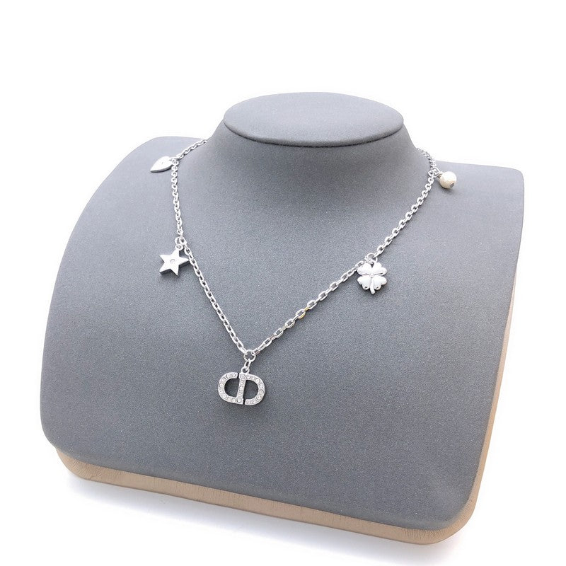 CD Petit Pearl Diamond Necklace