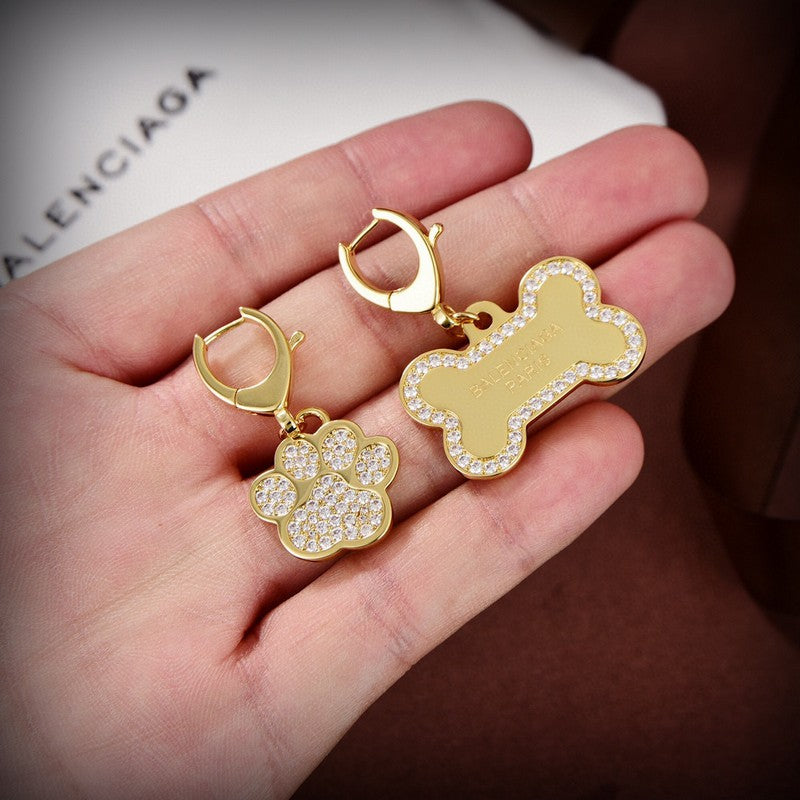 BB Diamond Gold Earrings