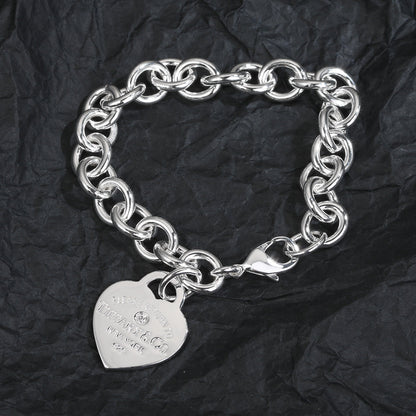 Tiff Heart Tag Bracelet
