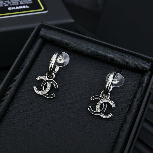 CC 25S Black Gold Diamond Earrings