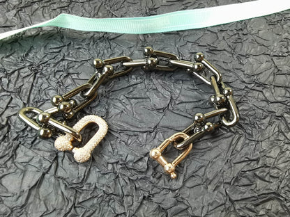 Tiff HardWear Black Titanium Bracelet