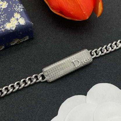CD Petit Diamond Chain Bracelet