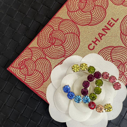 CC Color Crystal Brooch