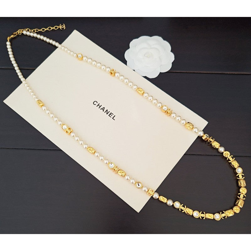 CC Coco Crush Long Pearl Necklace