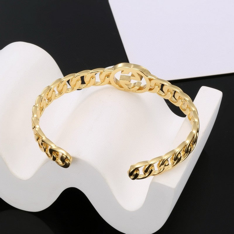 GG Chain Open Bracelet