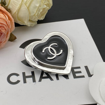 CC Heart Gold Brooch