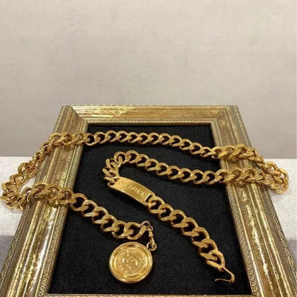 CC Gold Vintage Necklace