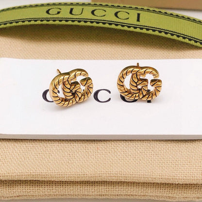 GG Twist Gold Earrings