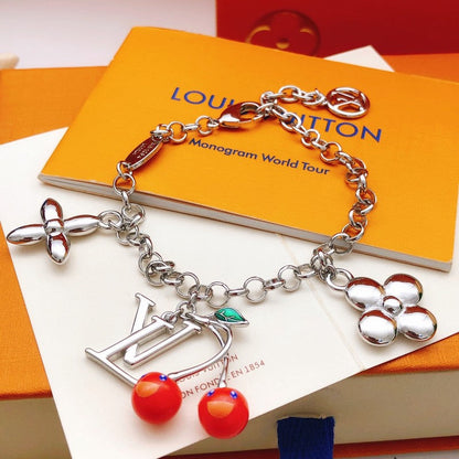 Louis Blossom Cherry Gold Bracelet