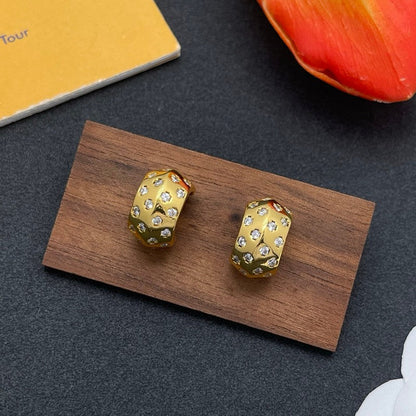 Louis Pave Diamond Earrings