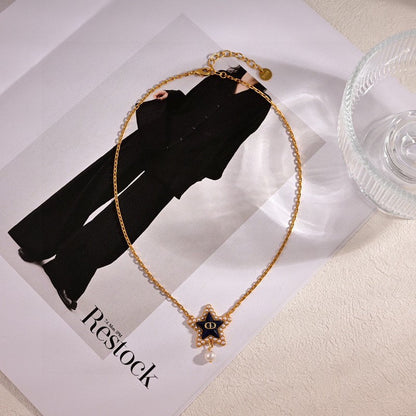 Petit CD Lucky Baroque Necklace