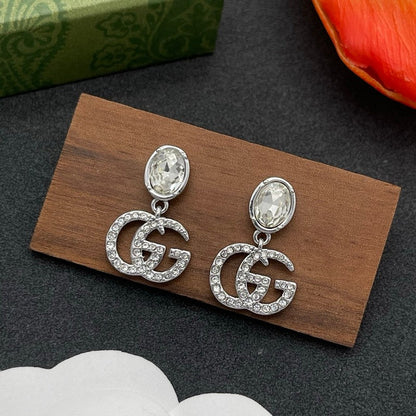 GG Crystal Gold Earrings