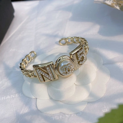 CC N.5 Diamond Cuff Bracelet