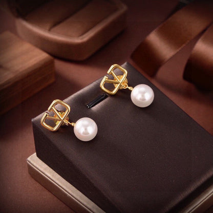 Vlogo Pearl Earrings