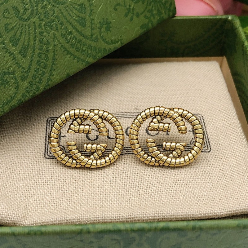 GG Twist Gold Earrings