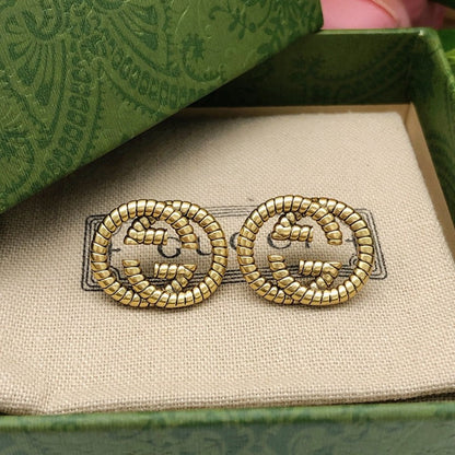 GG Twist Gold Earrings