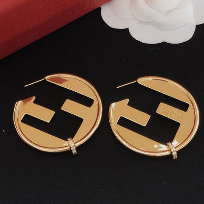 Fen Big Round Earrings