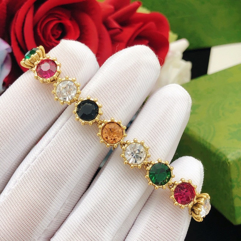GG Color Crystal Tiger Bracelet