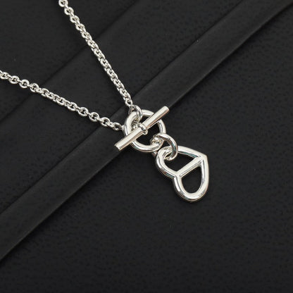 Herm Cache Coeur Amulette Pendant Necklace