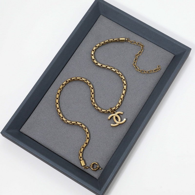 CC Vintage Gold Choker Necklace
