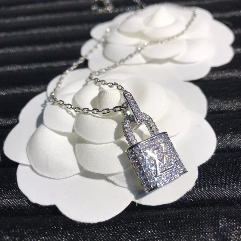 Louis Diamond Lock Earrings