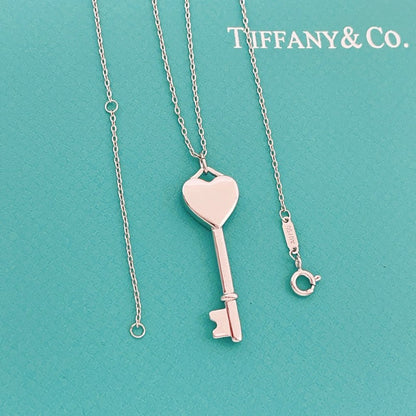 Tiff Blue Key Necklaces